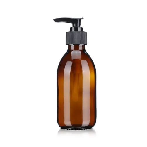 Frasco dispensador vidrio ambar 60ml – por unidad