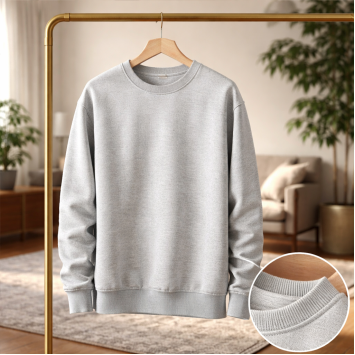 Buzo de felpa Gris Melange