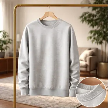 Buzo de felpa Gris Melange