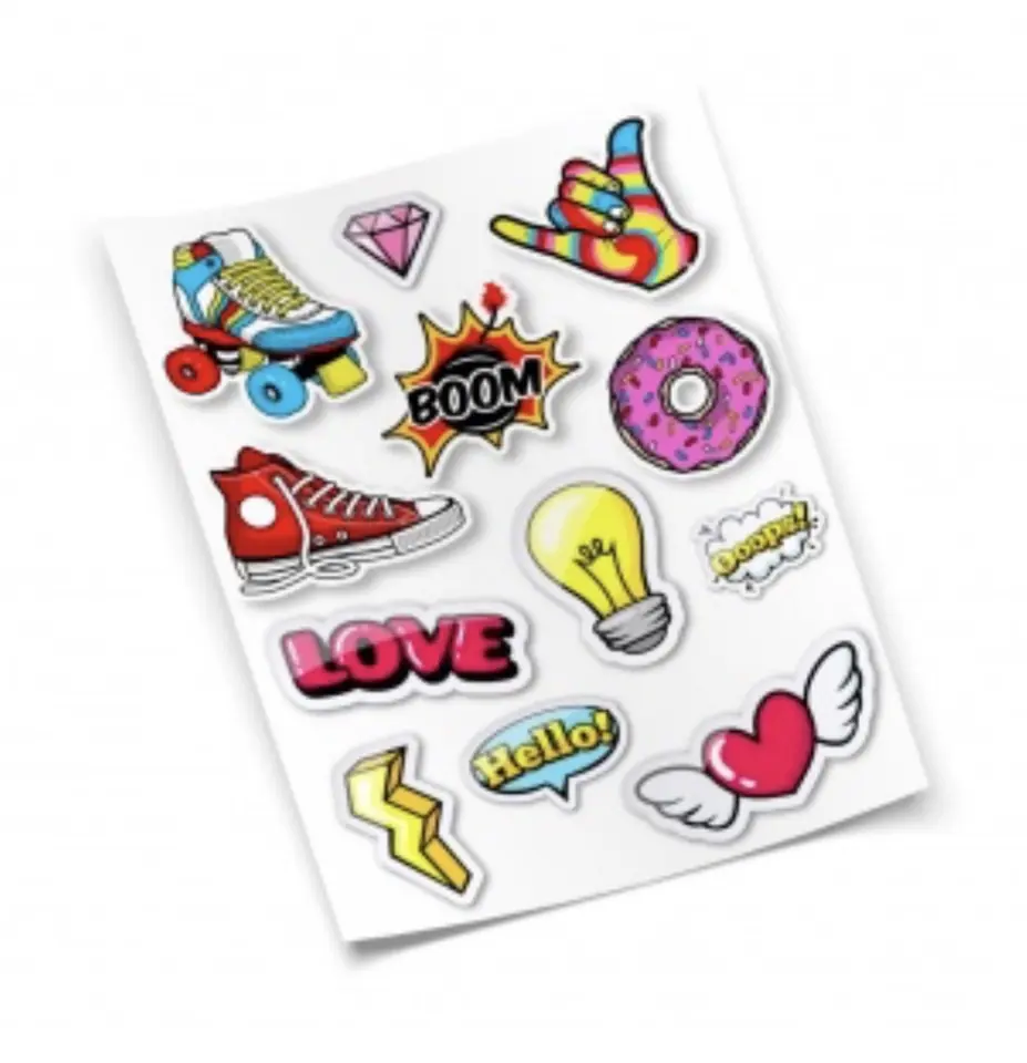 Plancha de sticker