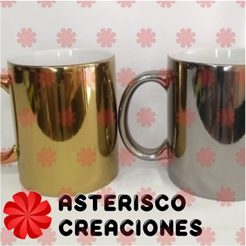 Taza metalizada