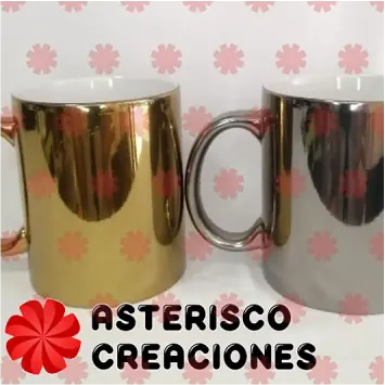Taza metalizada