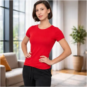 Remera de dama roja Fashion
