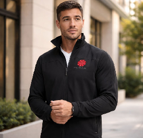 Campera de neopreno color negro