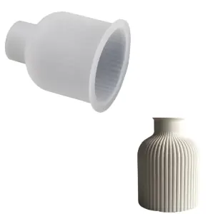 Molde de silicona florero