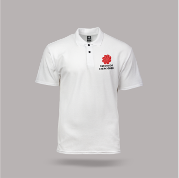 Remera blanca PoloDry