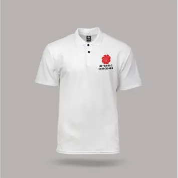 Remera blanca PoloDry
