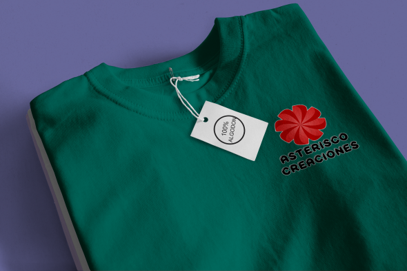 Remera verde ingles de algodón