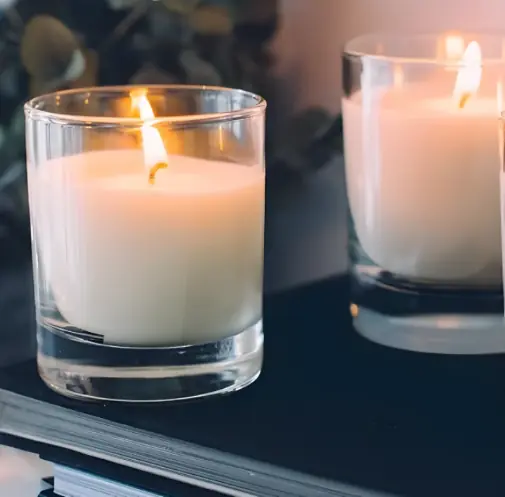 Vasos de vidrio velas 225ml – por unidad
