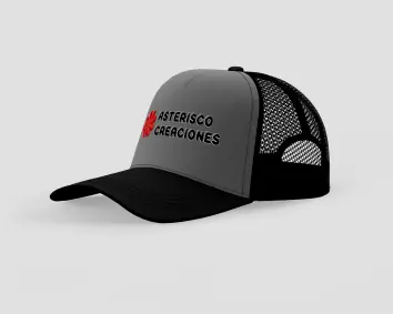 Gorro estilo trucker Negro / Gris