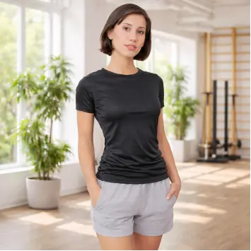 Remera de dama negra DryCool