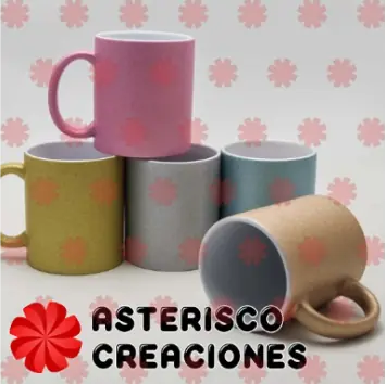 Taza glitter