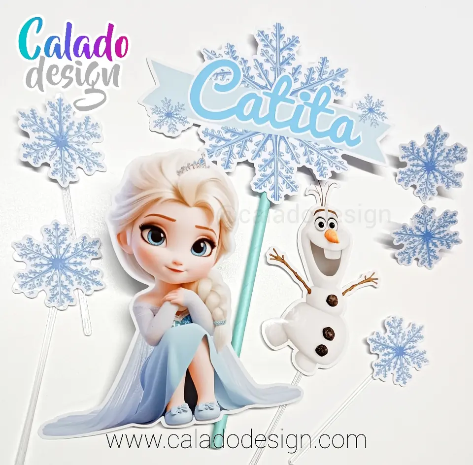 Elsa Frozen bebé con edad y nombre