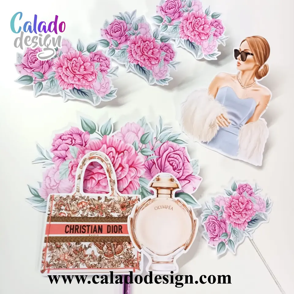 Chica coqueta + flores