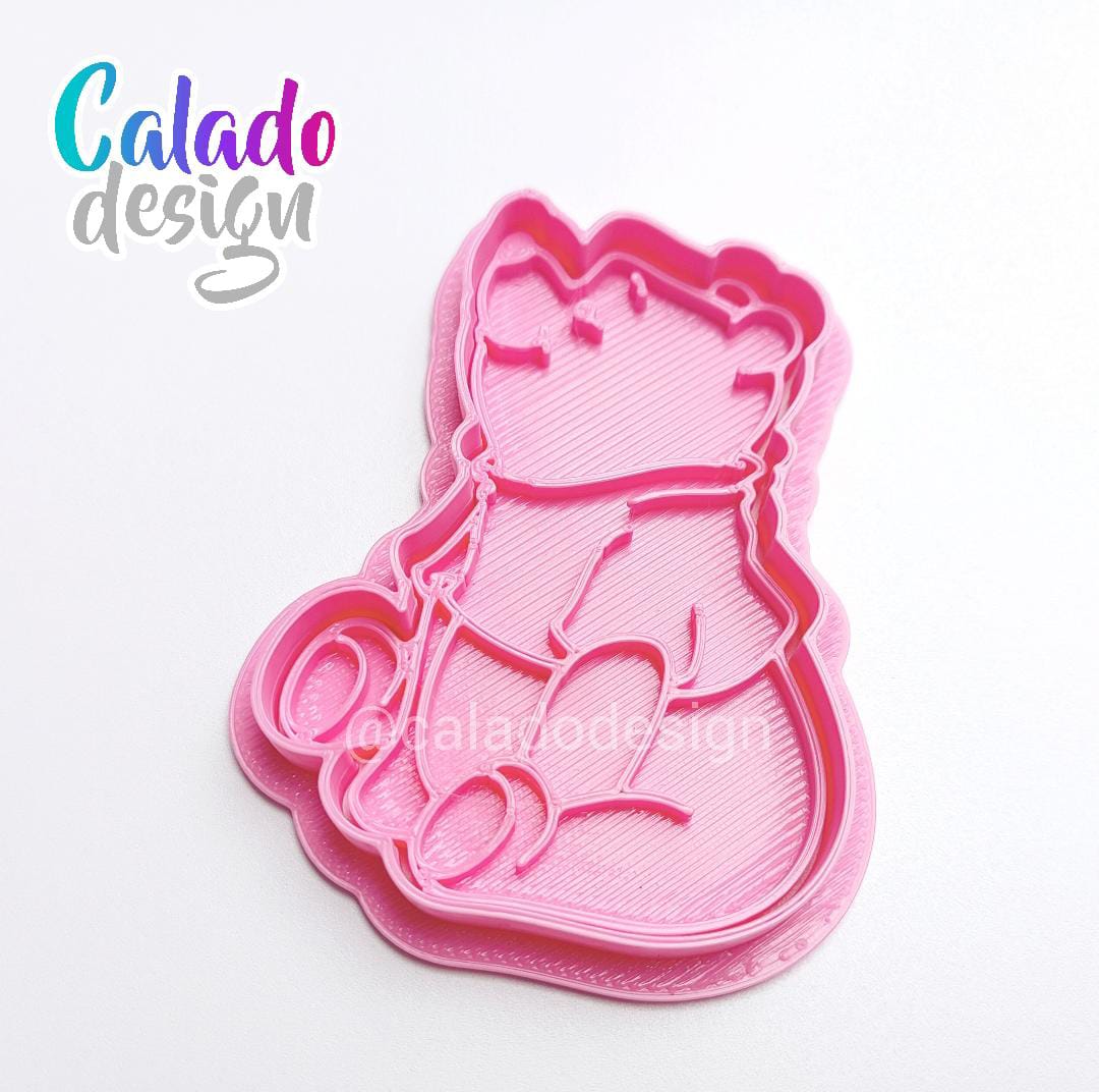 winnie pooh sentado 7 cm