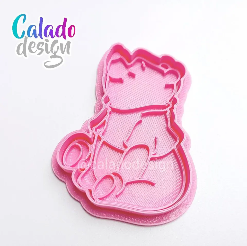 winnie pooh sentado 7 cm