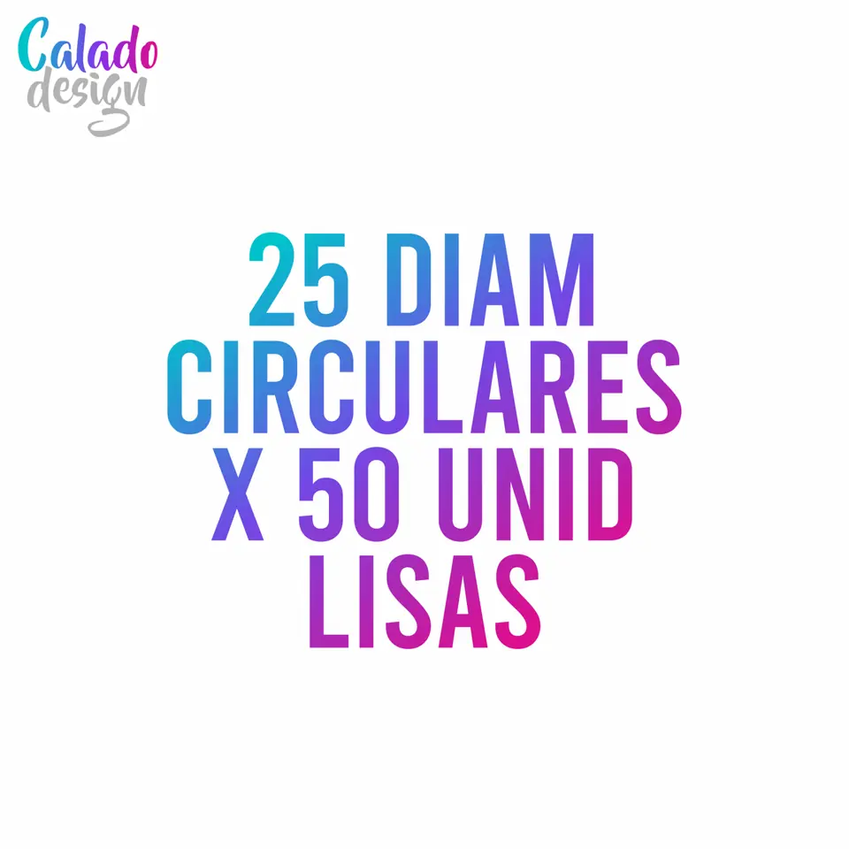 50 Bandejas 25 cm diam LISAS ( SIN LOGO)