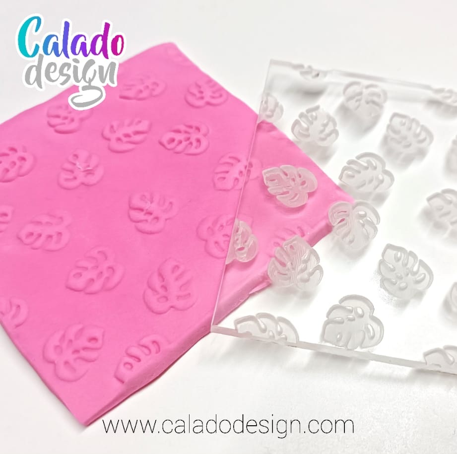 Monsteras - sello 10x10