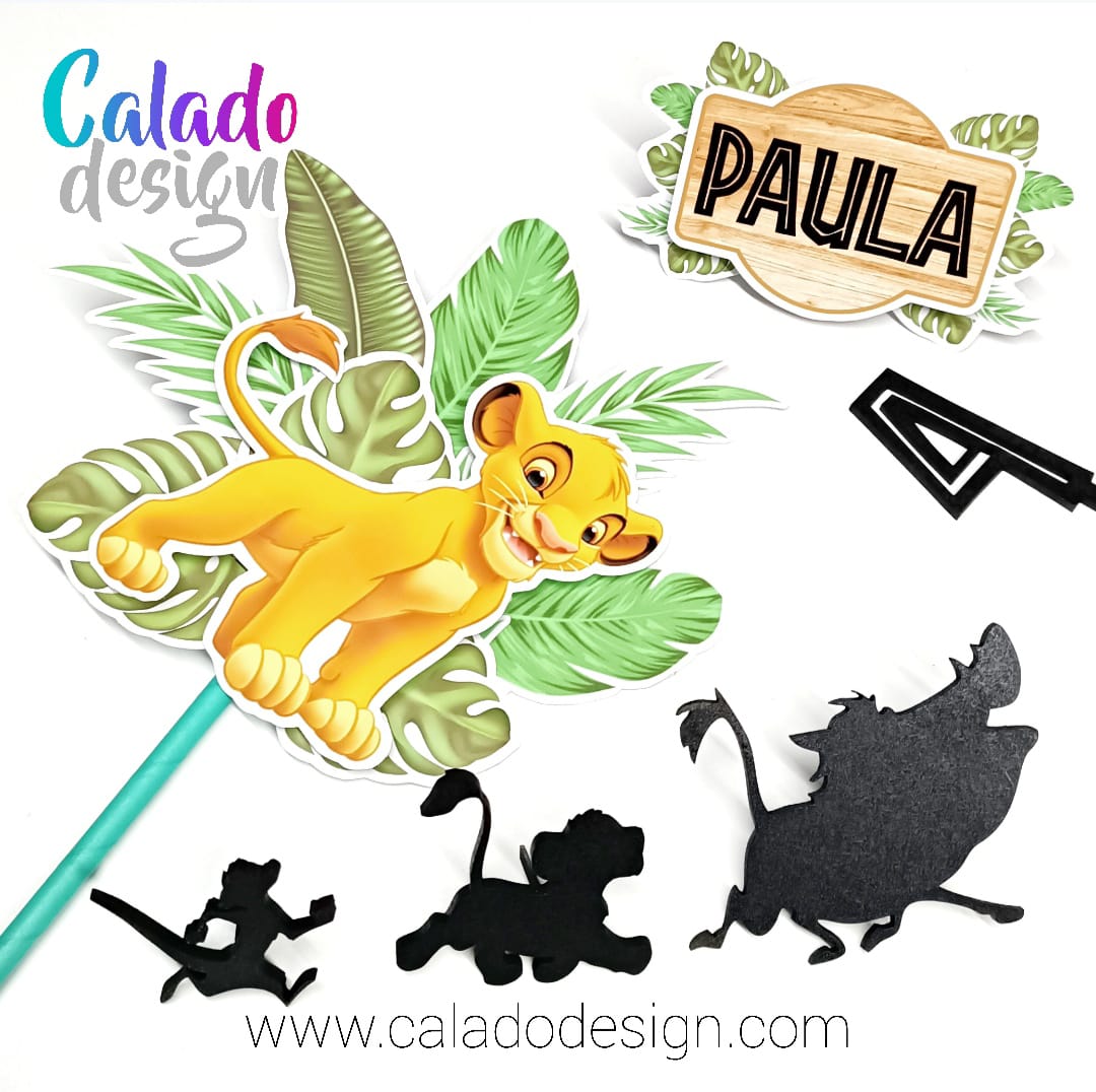 Simba + apliques mdf