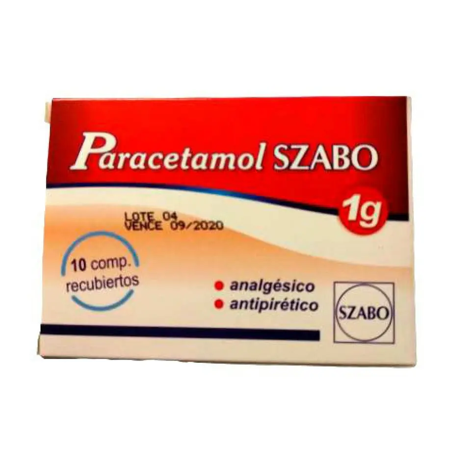 Paracetamol 1 gr x10 comp. szabo
