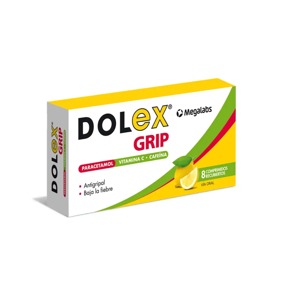 Dolex grip x 8 comprimidos