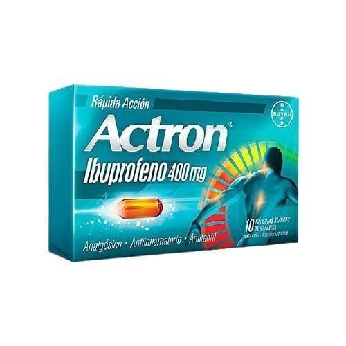 Actron 400 X10 capsulas blandas