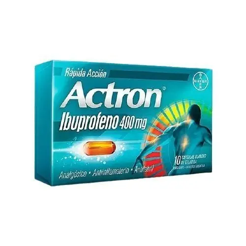 Actron 400 X10 capsulas blandas