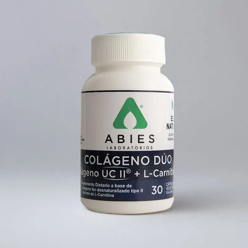 Colageno duo abies. Colageno tipo II + L-carnitina x30 capsulas