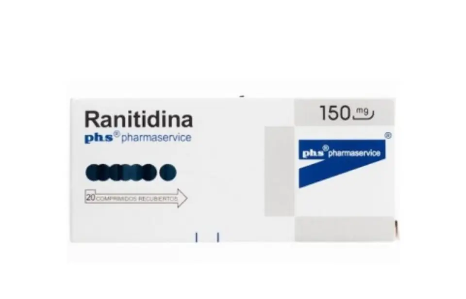 Ranitidina 150mg x 20 comprimidos Pharmaservice