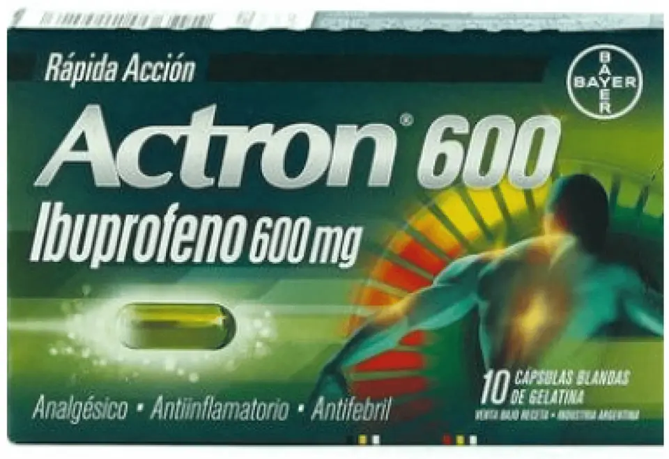 Actron 600 x10 capsula blanda