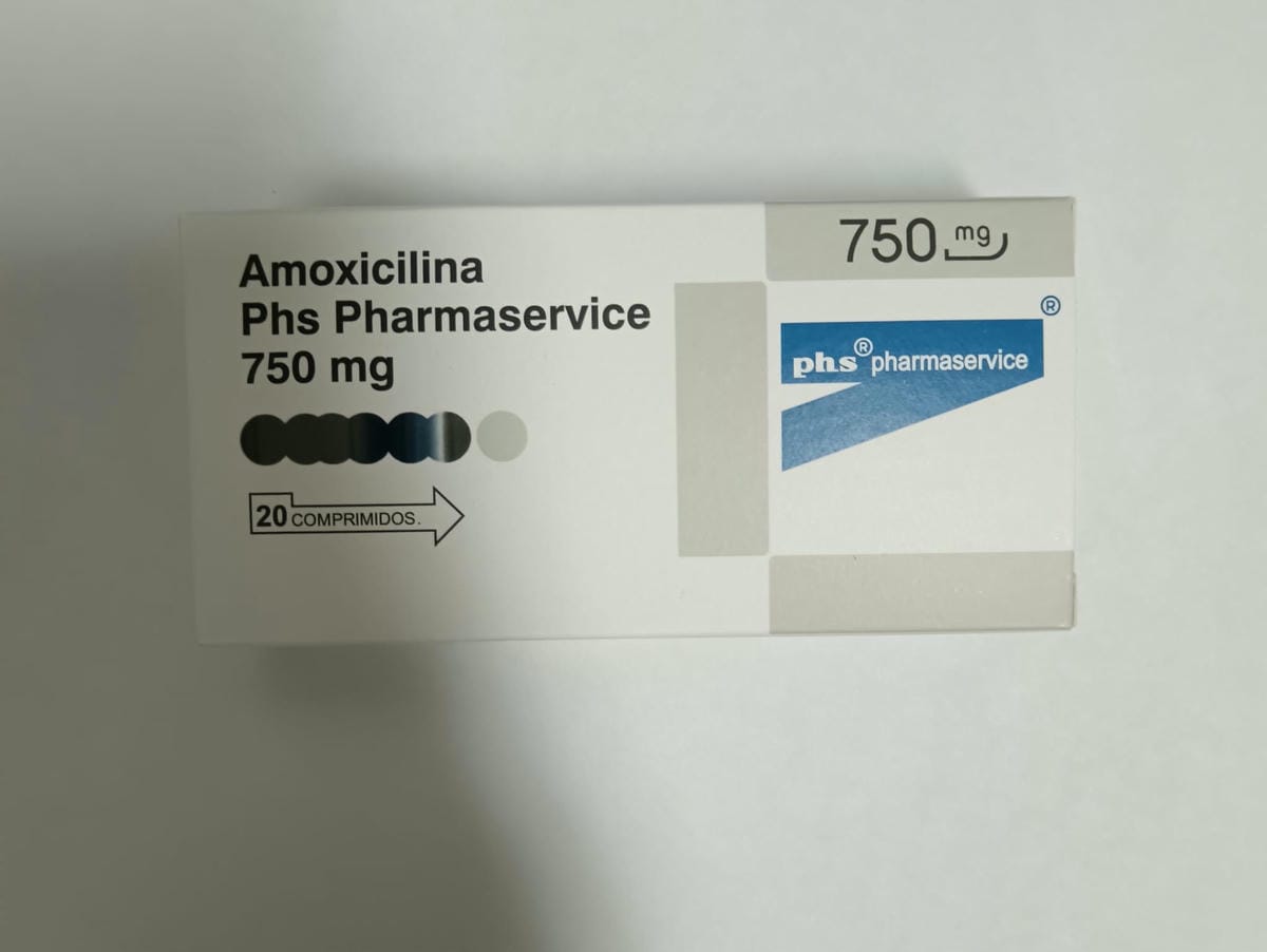 Amoxicilina 750 mg x 20 comp. Pharmaservice