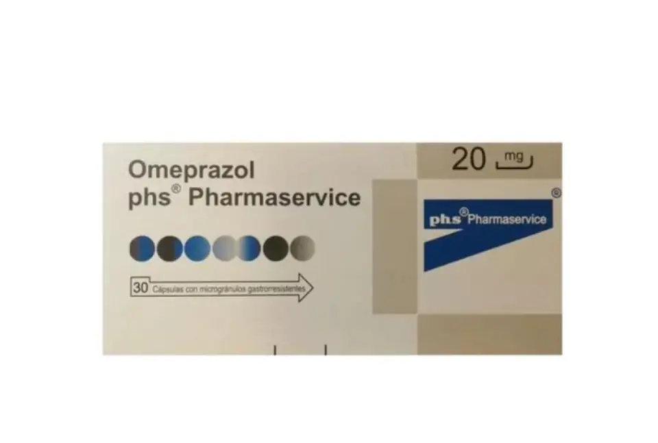 Omeprazol 20mg x 30 capsulas pharmaservice