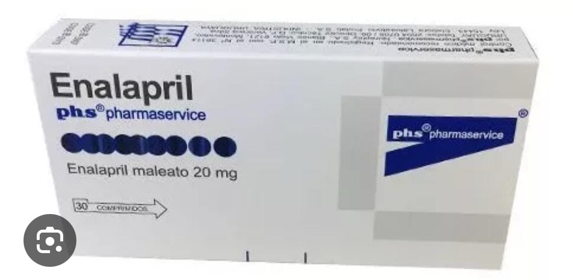 Enalapril 20 mg x 30 comprimidos Pharmaservice