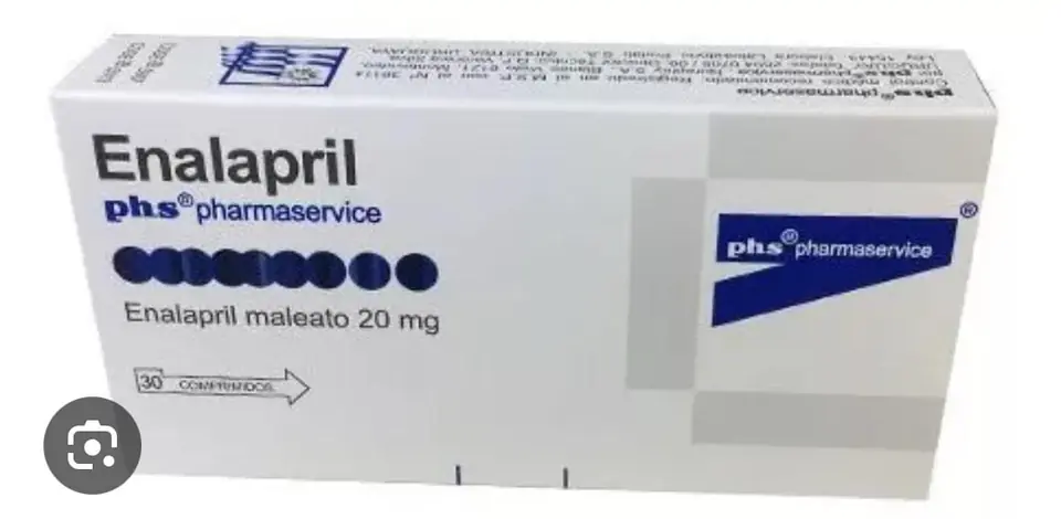 Enalapril 20 mg x 30 comprimidos Pharmaservice