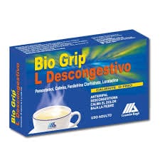 Bio grip descongestivo soluble x5 sobre