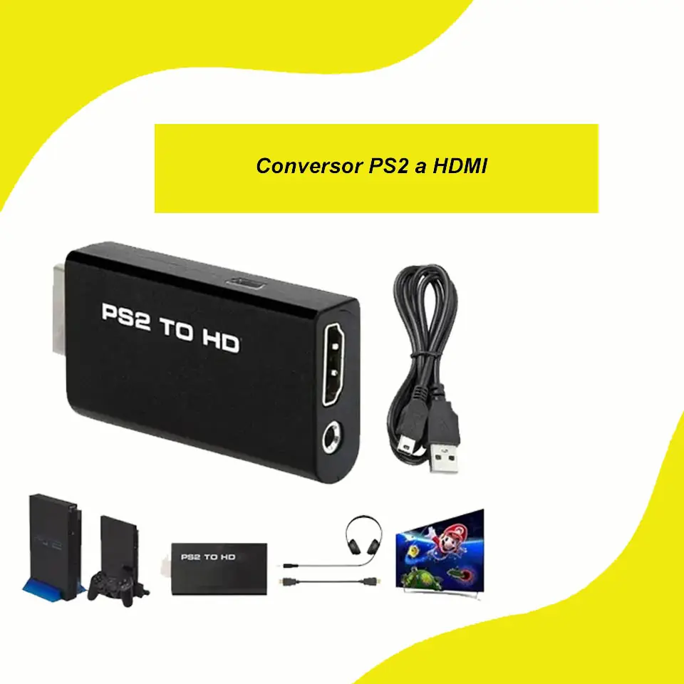 Conversor Hdmi Para Ps2 Playstation 2