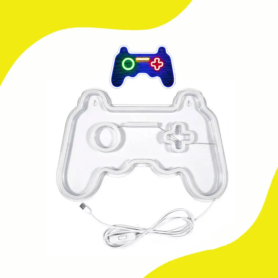 Luz de Neon Gamer Joystick