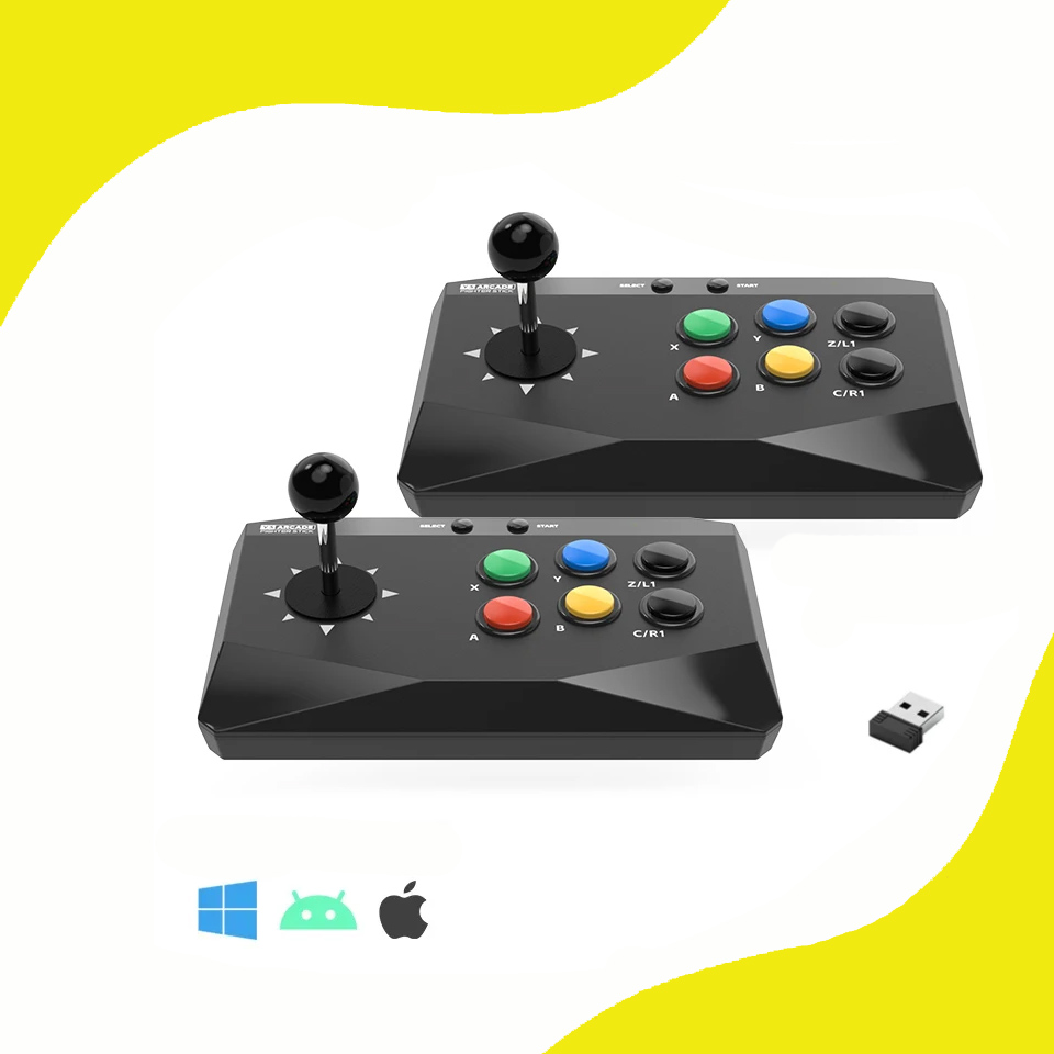 Joystick Arcade Inalambrico x2