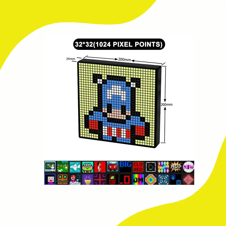 Display Pixel Art LED Smart RGB