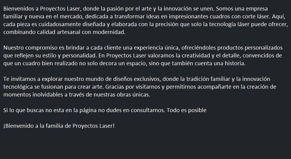 Proyectos laser