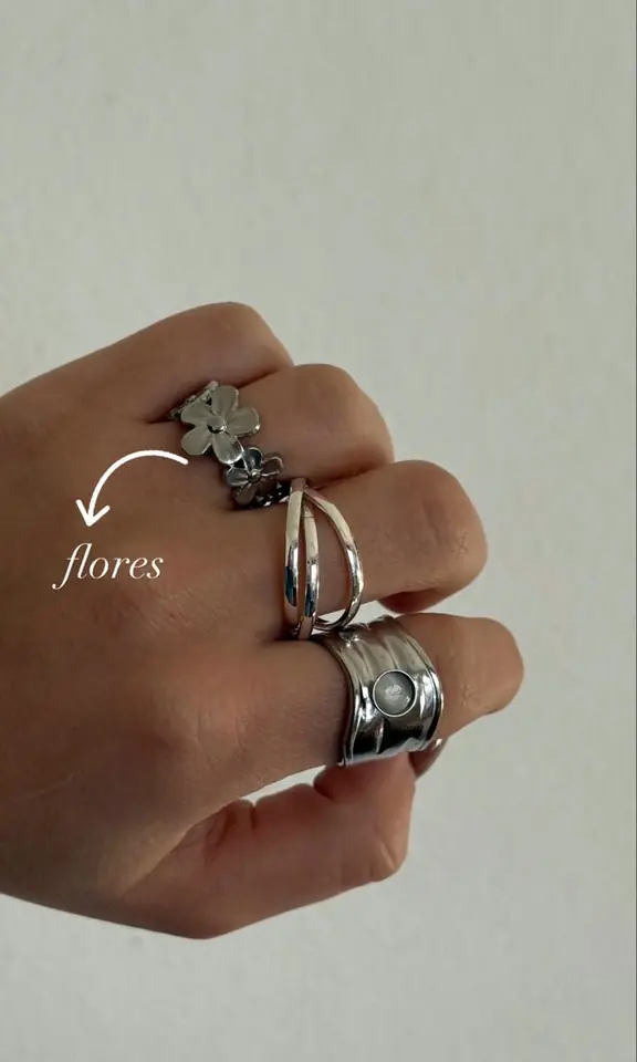 Anillo flores