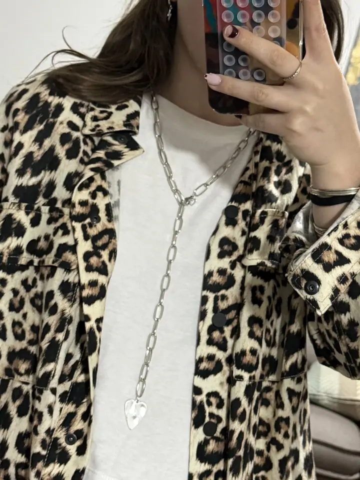 collar eslabones corazon