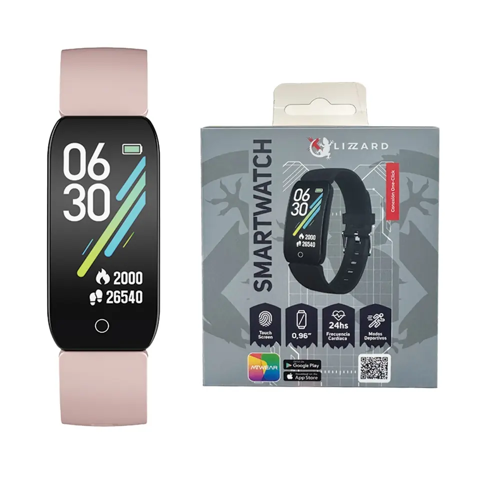 Smartwatch XZZ-SW-01/N Negro/Rosa X-Lizzard