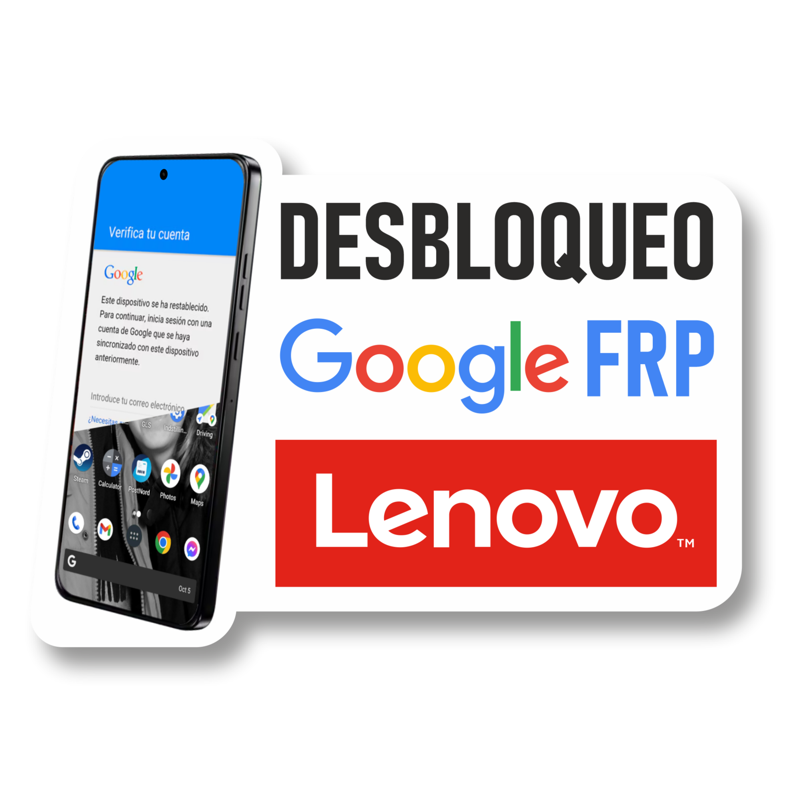 Desbloqueo Google FRP para Lenovo