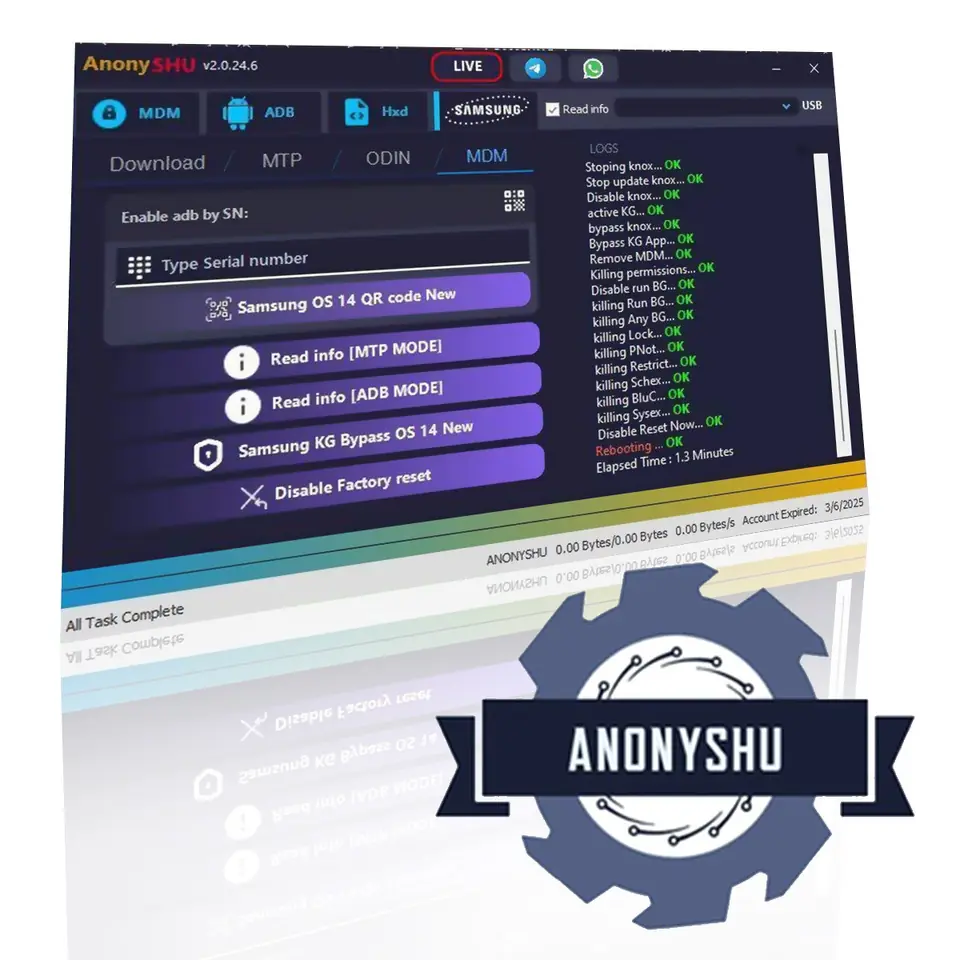 AnonySHU Tool - Alquiler por 10 horas