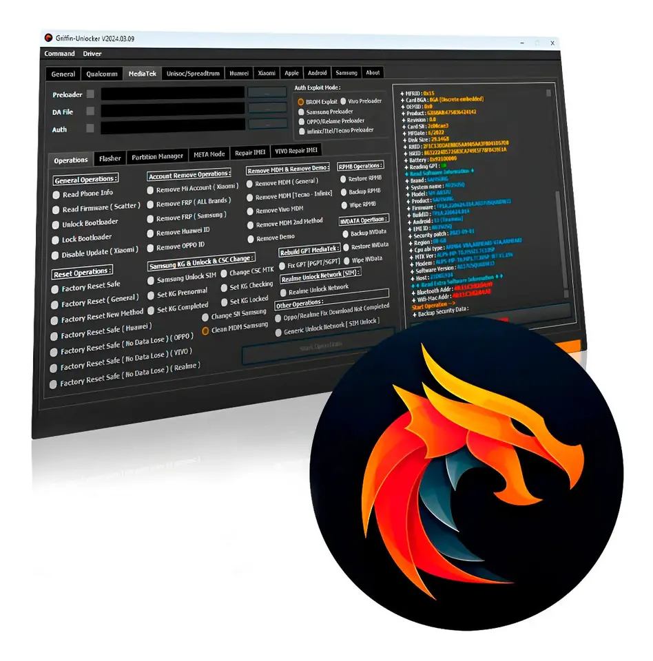 Griffin Unlocker Tool - Alquiler por 6 Horas