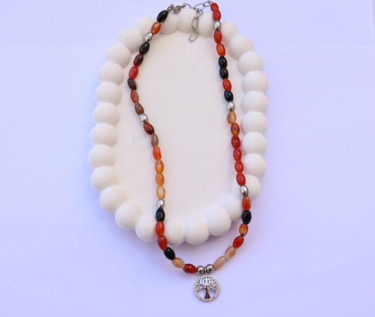 COLLAR ÁGATAS & ÁRBOL DE LA VIDA