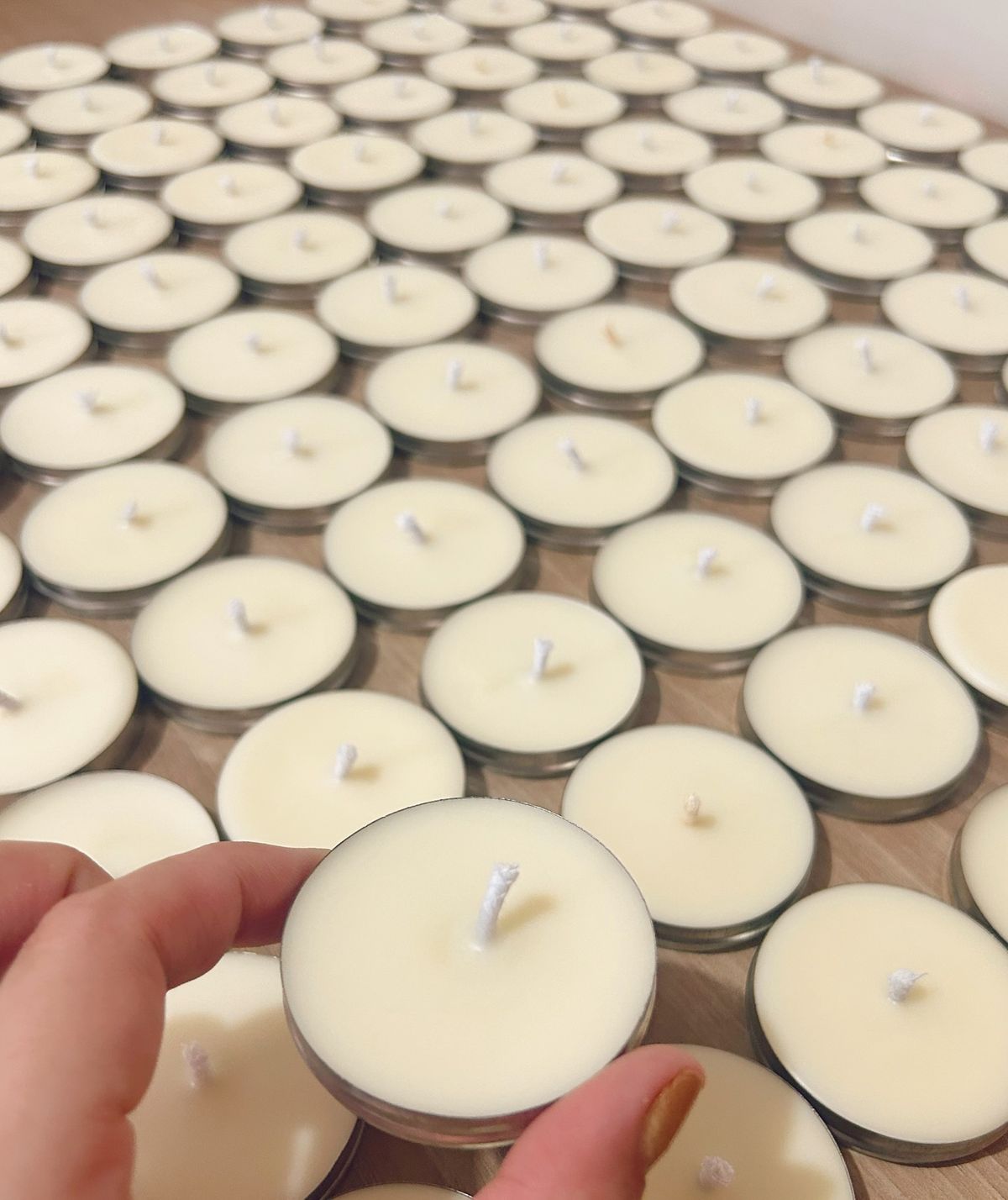 ⇾ Velas de Té/Noche