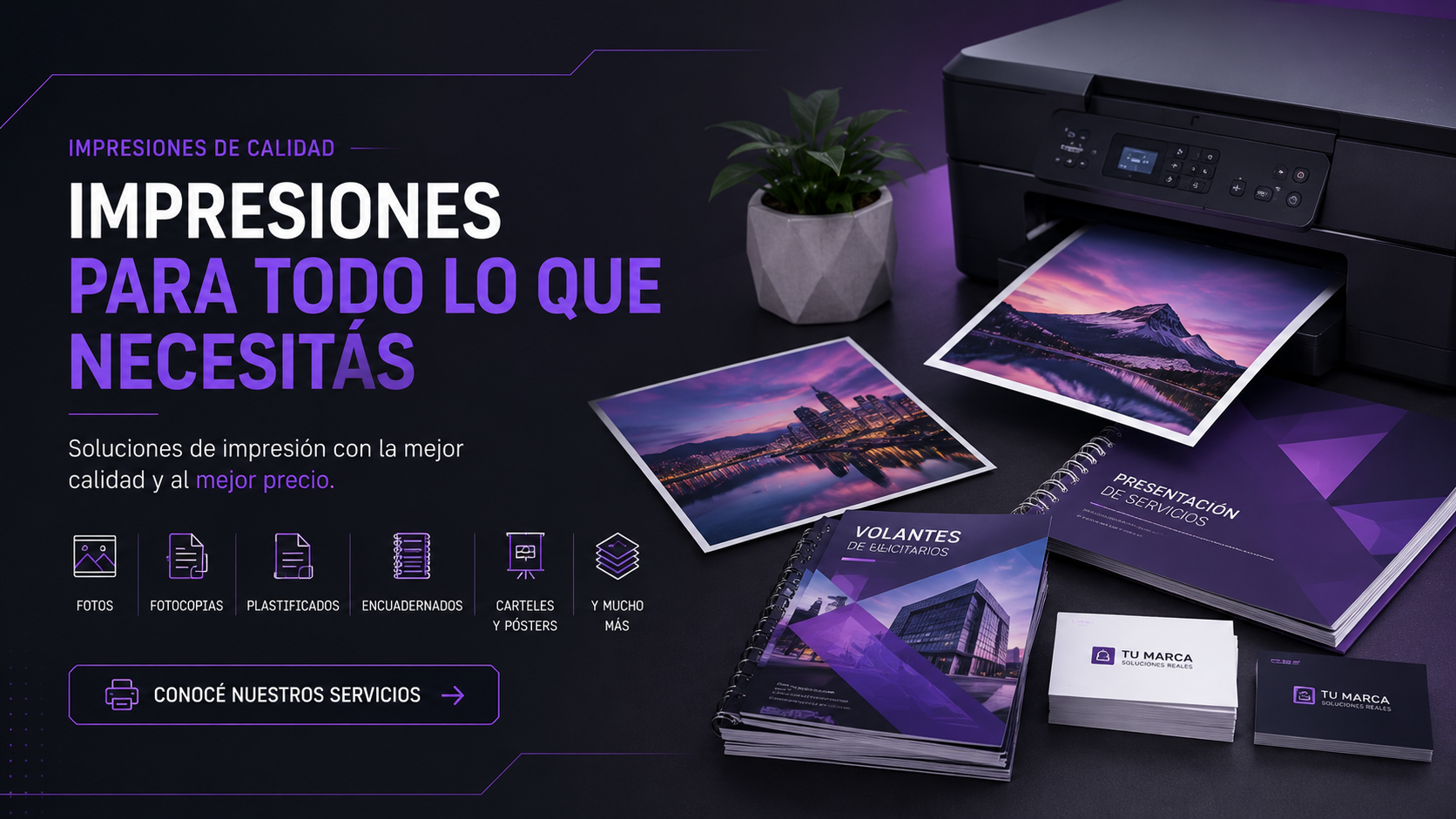 Impresiones de calidad para todo lo que necesitás