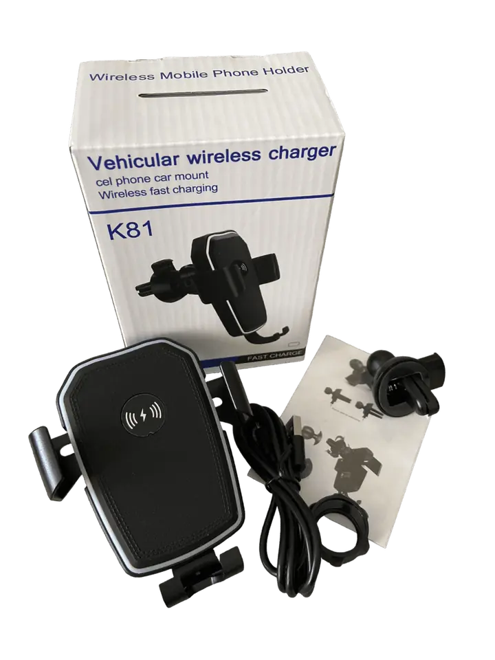 Soporte Y Cargador Por Contacto Para Auto 10w